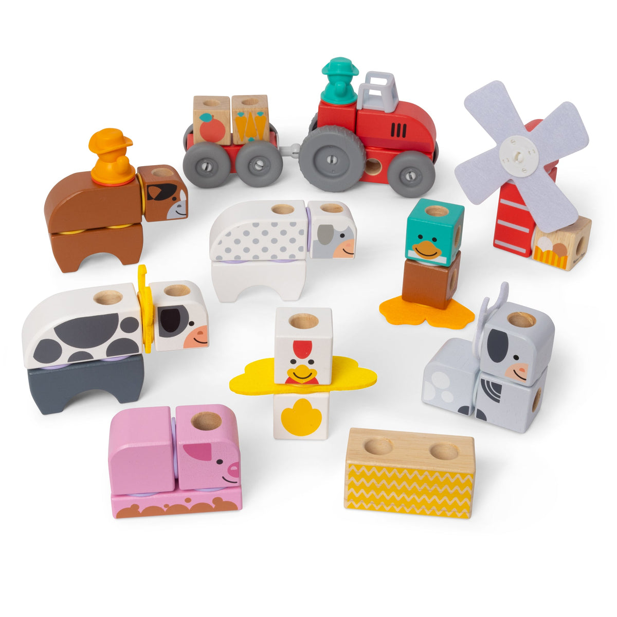 Blockables™ Play Sets Farm and Farm Friends 2-Pack Bundle U2