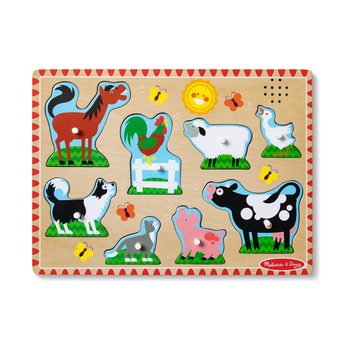 Farm Animals Sound Puzzle - 8 Pieces V2