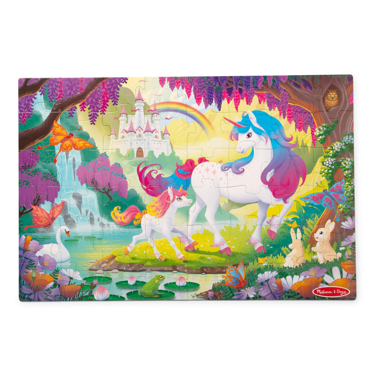 Glow-in-the-Dark Unicorn Floor Puzzle - 48 Pieces V4
