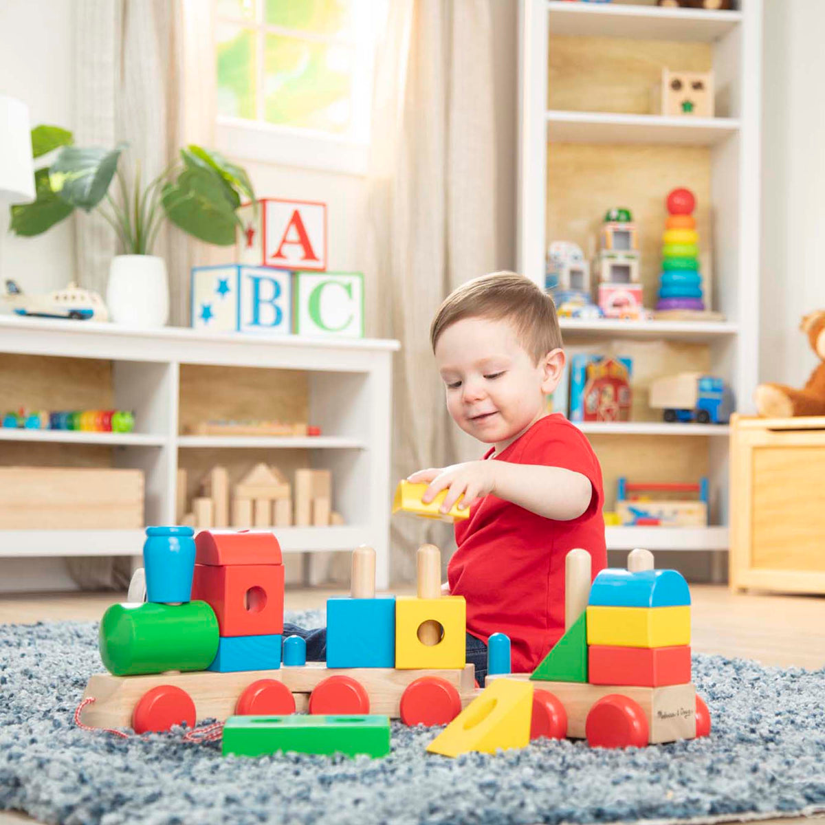 Jumbo Wooden Stacking Train – Classic X1