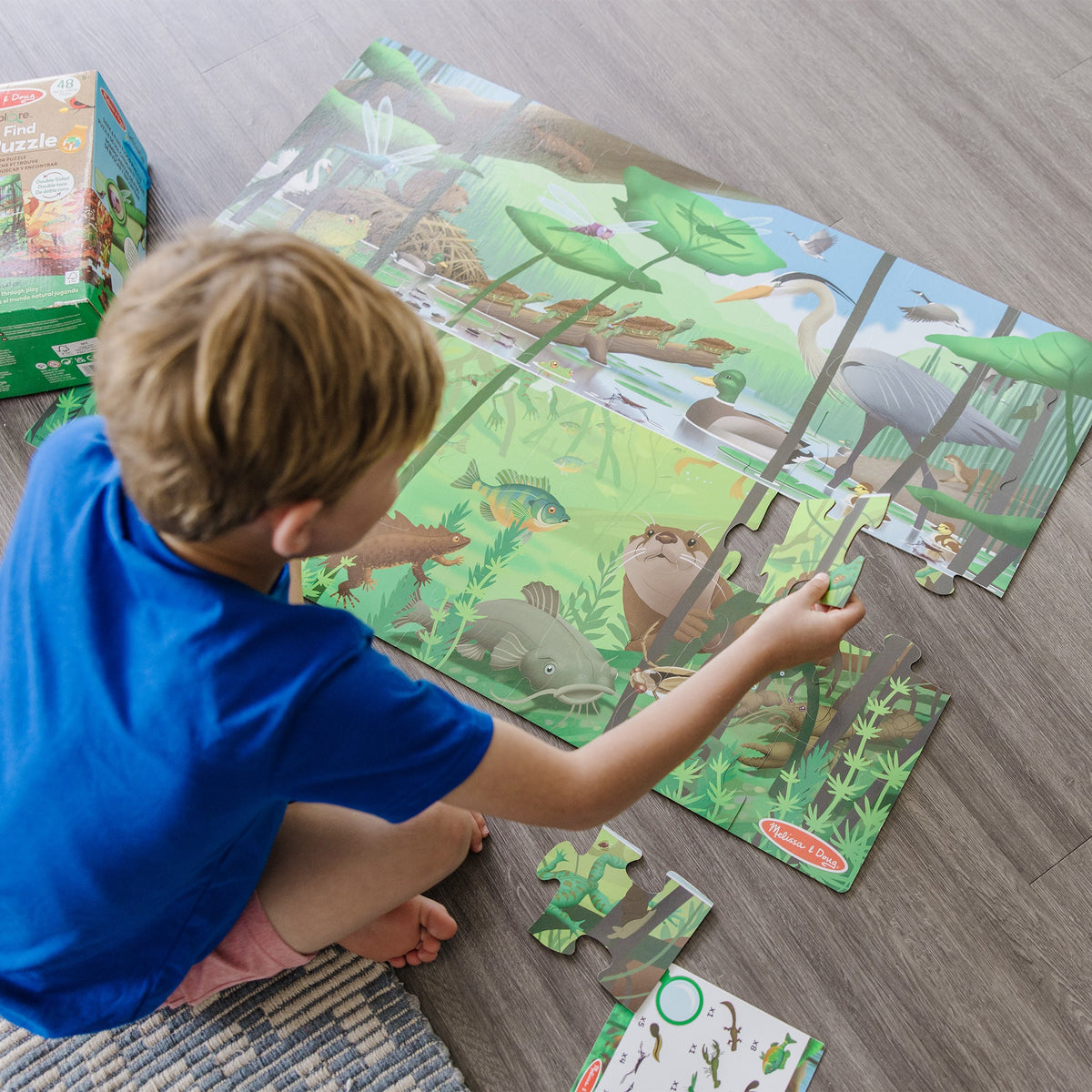 Let's Explore Double-Sided Seek & Find Puzzle F1