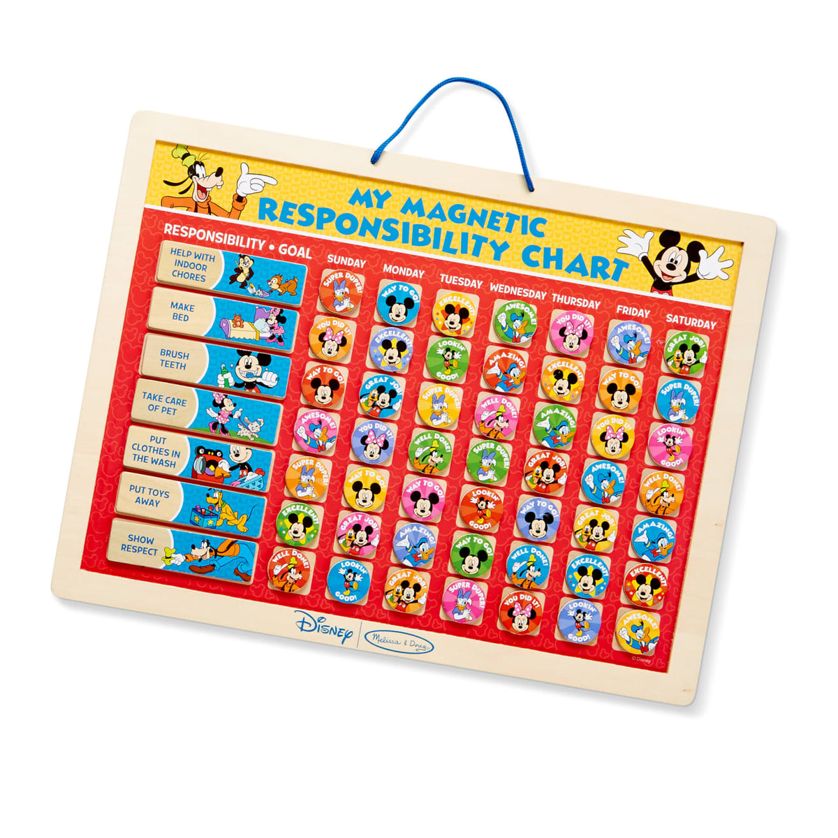 Mickey Mouse My Magnetic Responsibility Chart S1