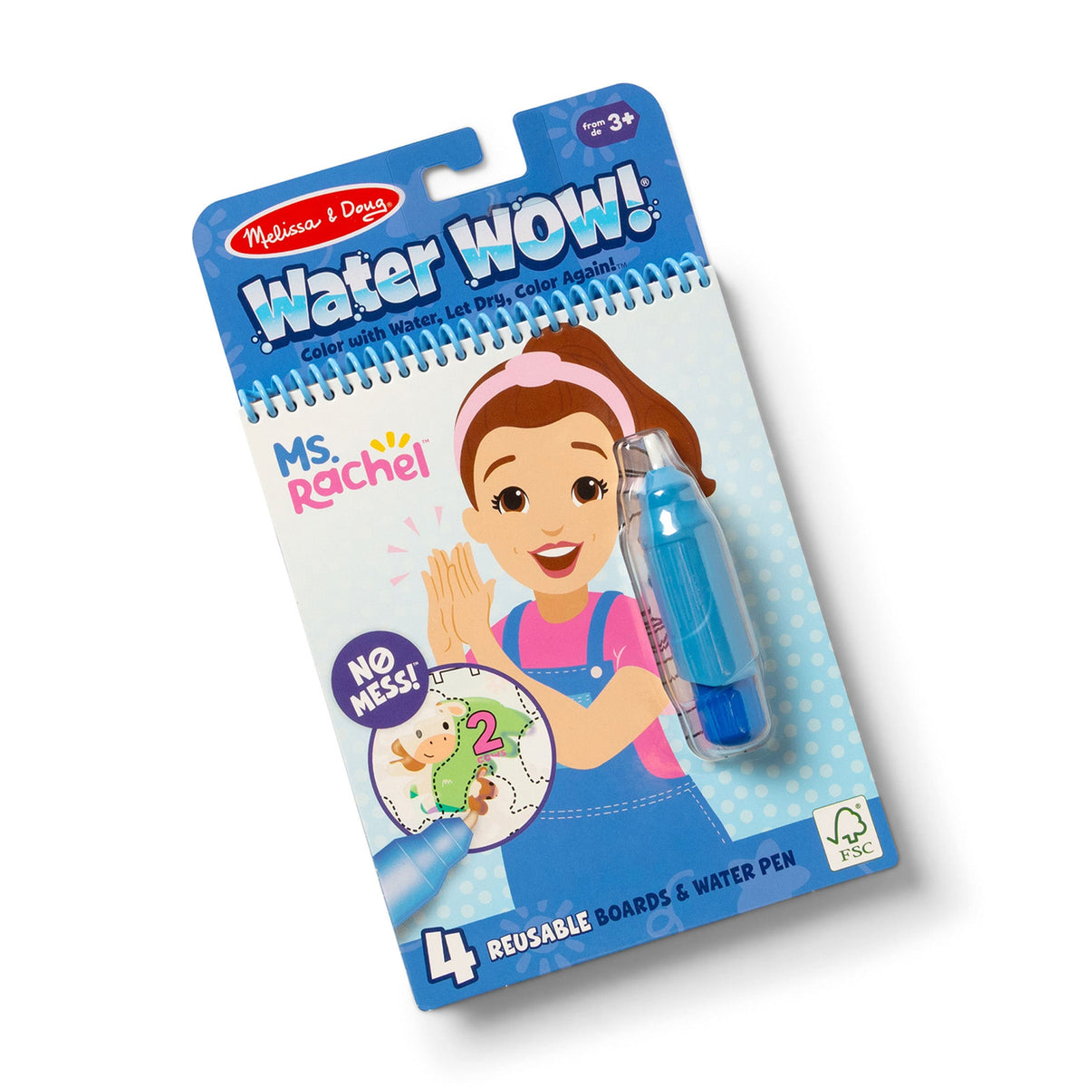 Ms. Rachel Water WOW! Color-Reveal Pad – Find & Count B4