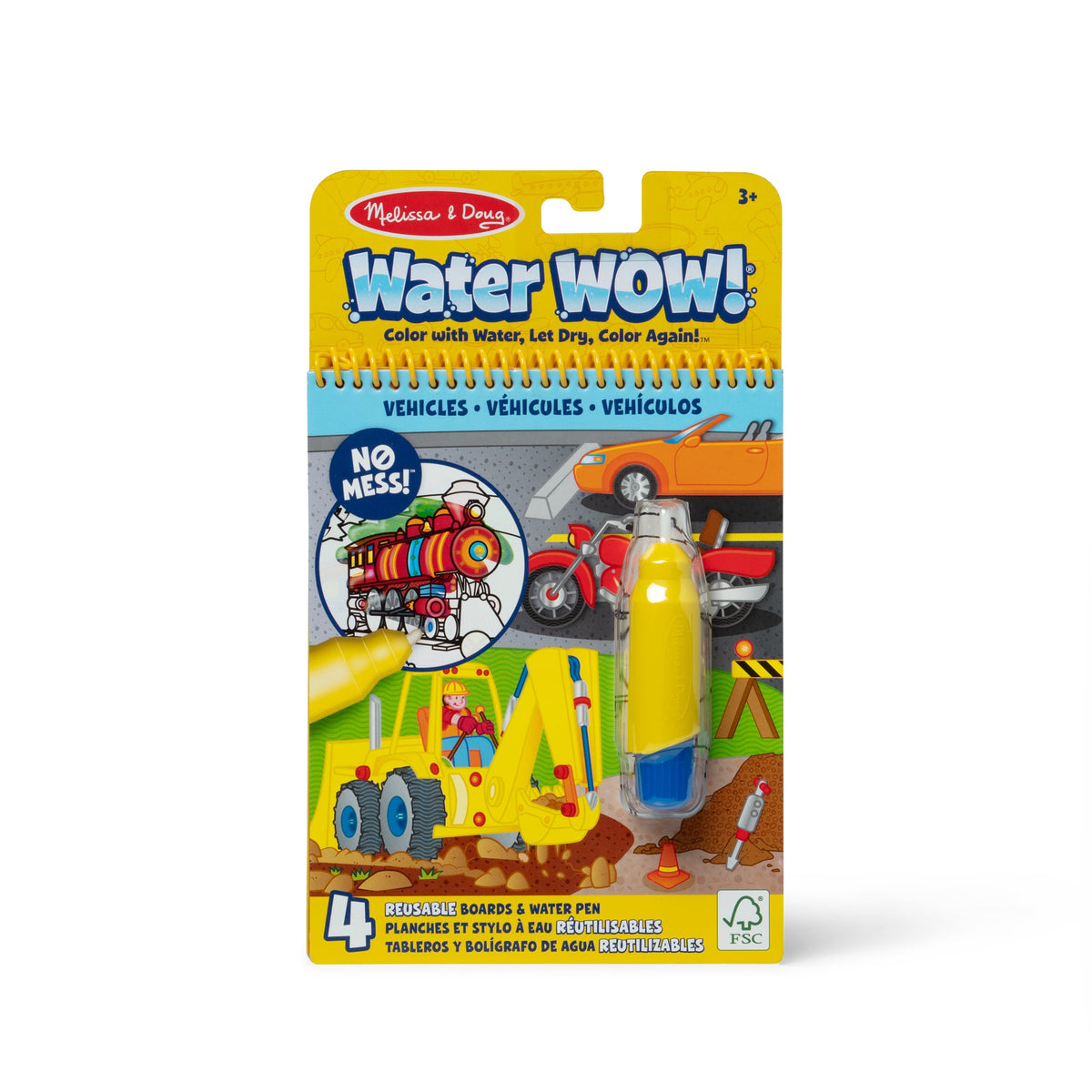 On the Go™ Water WOW!® Water Reveal Pad – Vehicles Z5