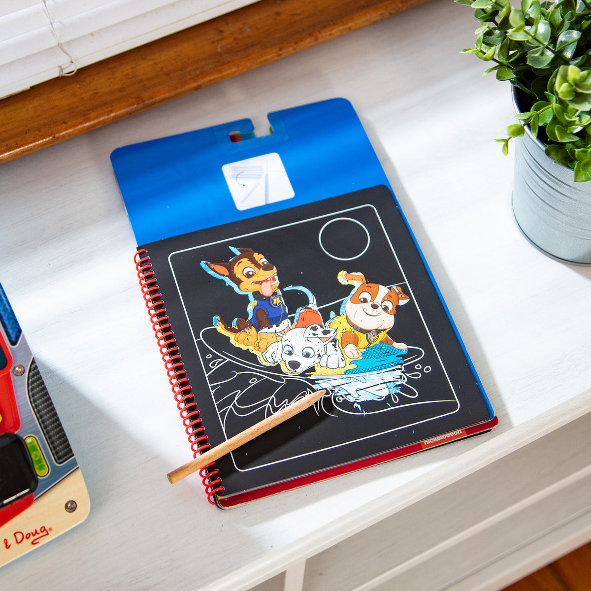PAW Patrol Scratch Art Pad - Chase V3