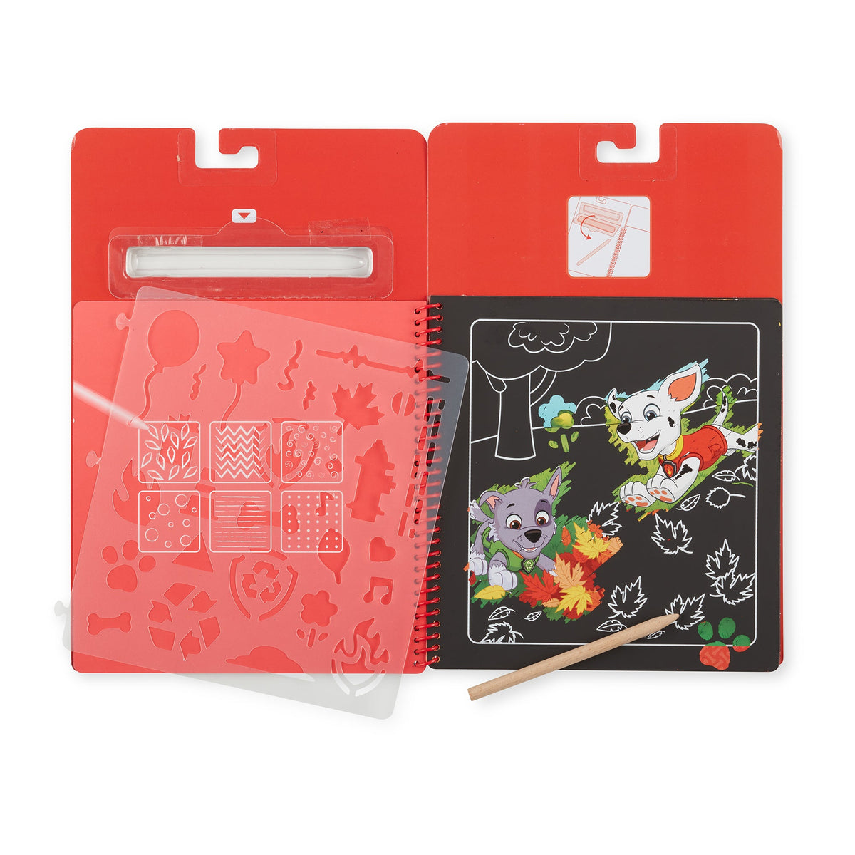 PAW Patrol Scratch Art Pad - Marshall X2