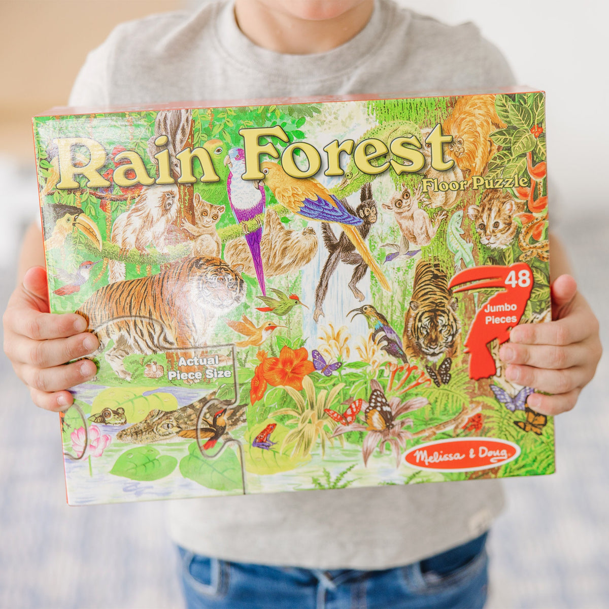 Rainforest Floor Puzzle - 48 Pieces G6