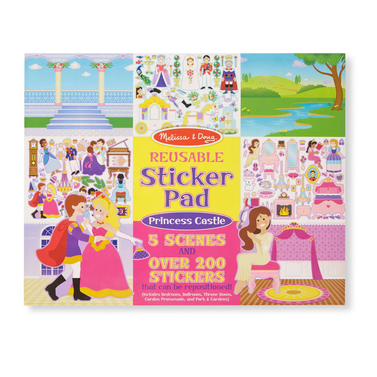 Reusable Sticker Pad Bundle - Fairy, Princess, Dress-Up, and Play House T5