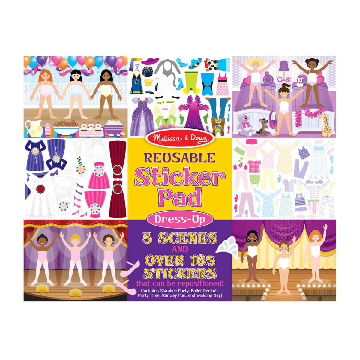 Reusable Sticker Pad - Dress-Up A8