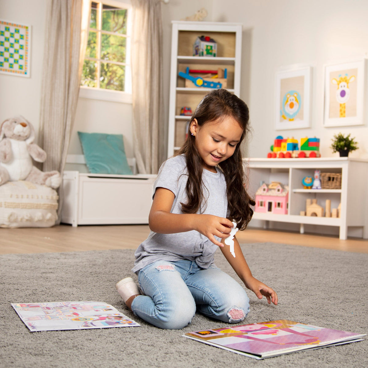 Reusable Sticker Pad - Princess Castle B0