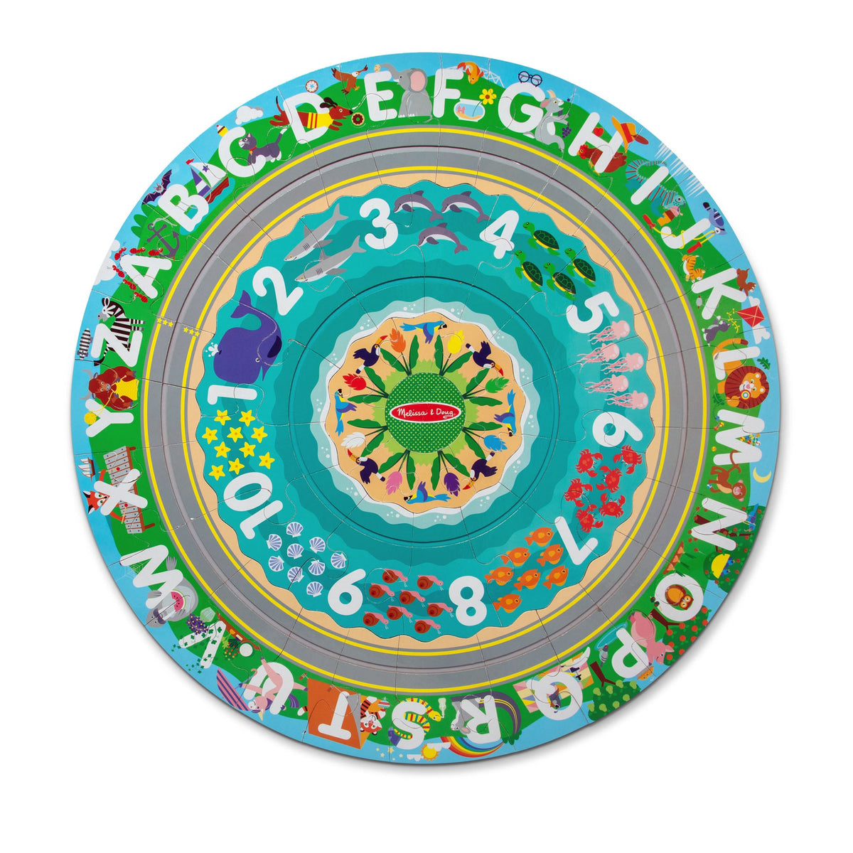 Round the Shore Tracks Floor Puzzle – 48 Pieces S1
