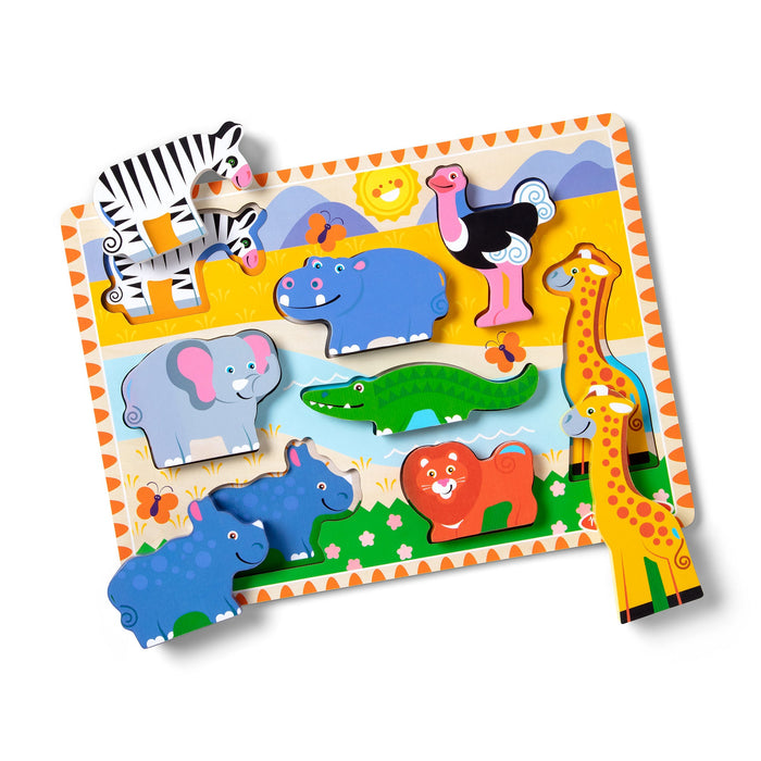 Safari Chunky Puzzle - 8 Pieces U9