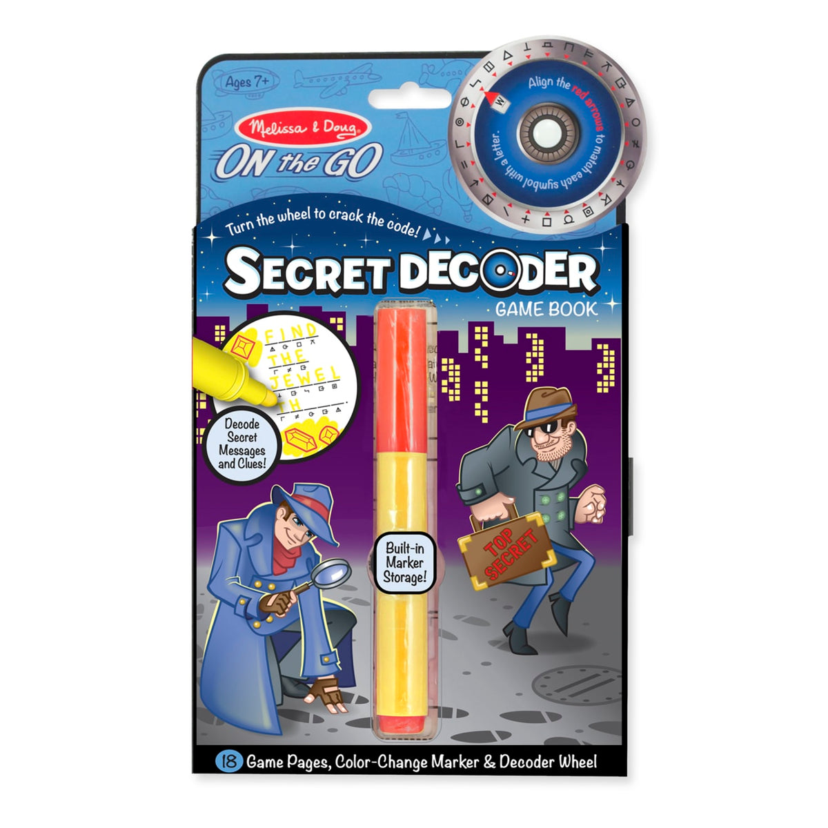 Secret Decoder Game Book - On the Go Travel Activity Book P3