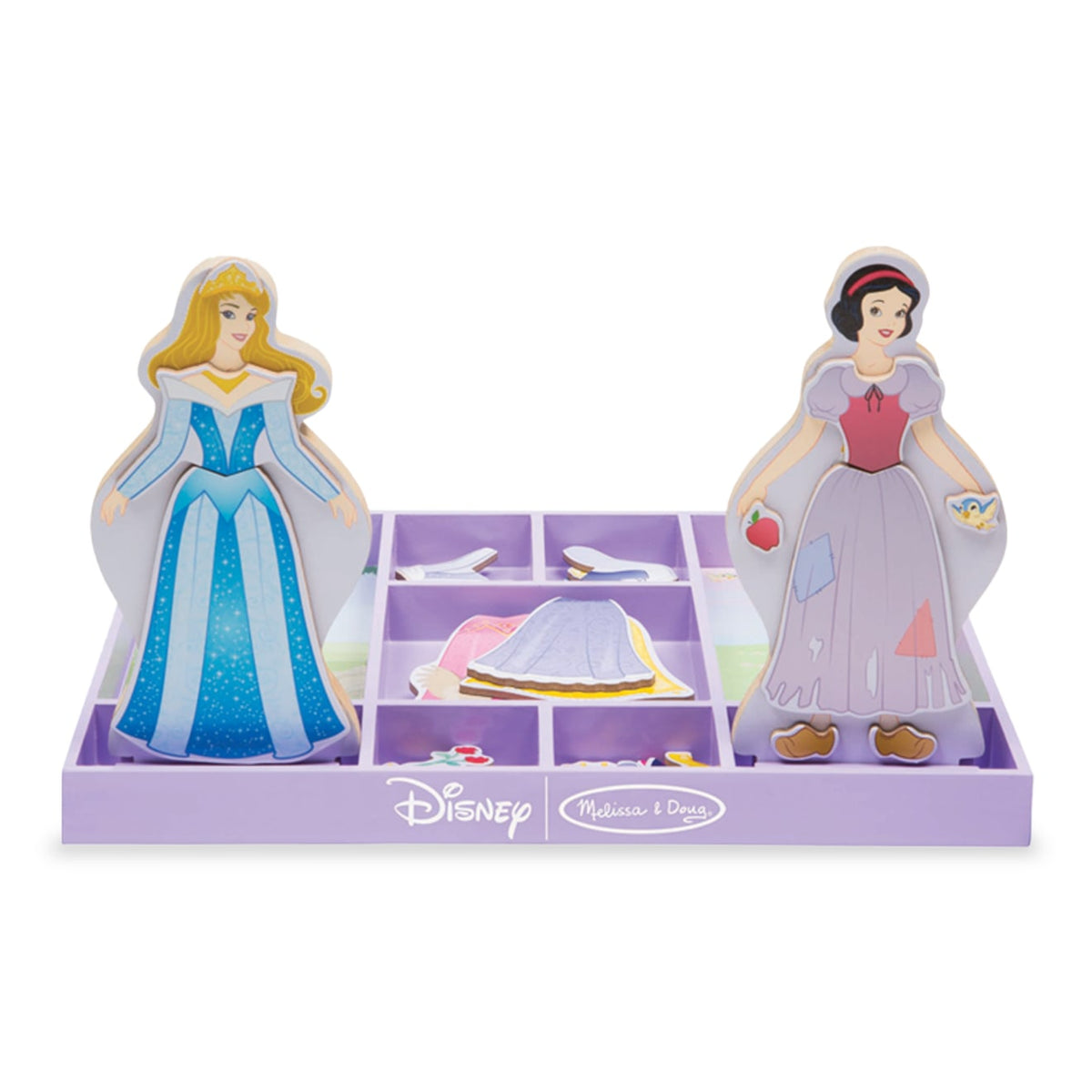 Sleeping Beauty & Snow White Wooden Magnetic Dress-Up U8