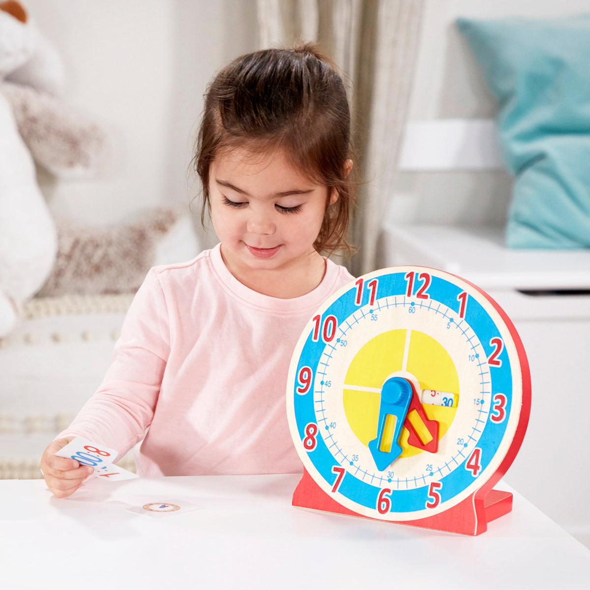 Turn & Tell Wooden Clock N8