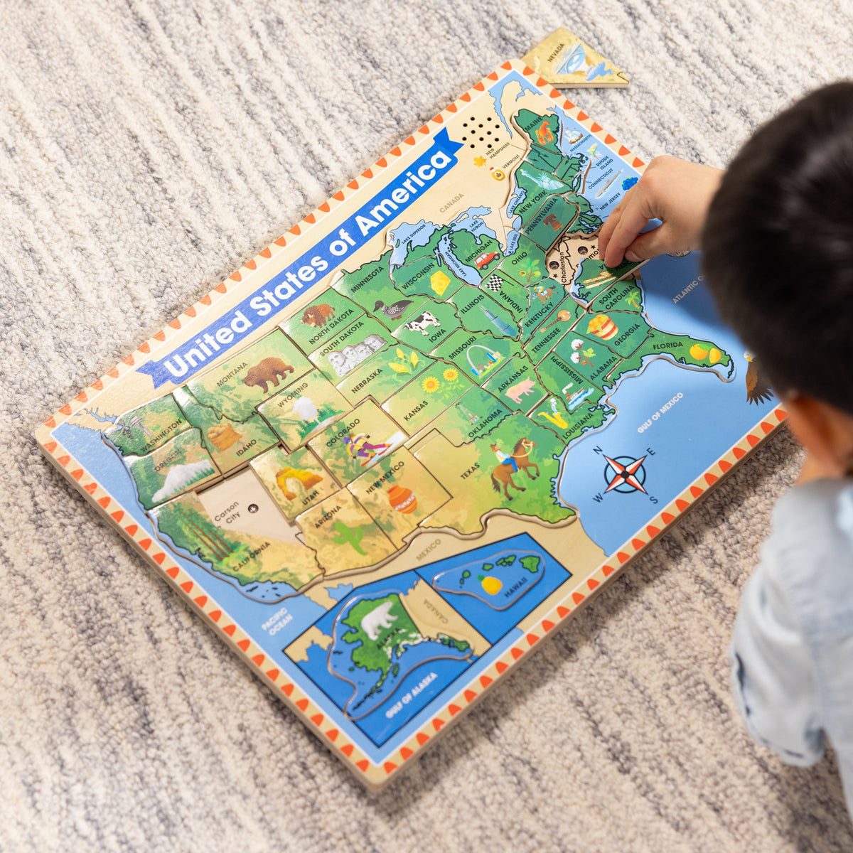 U.S.A. Sound Puzzle - 40 Pieces X0