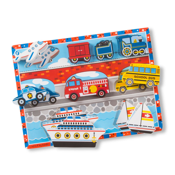 Vehicles Chunky Puzzle - 9 Pieces A9