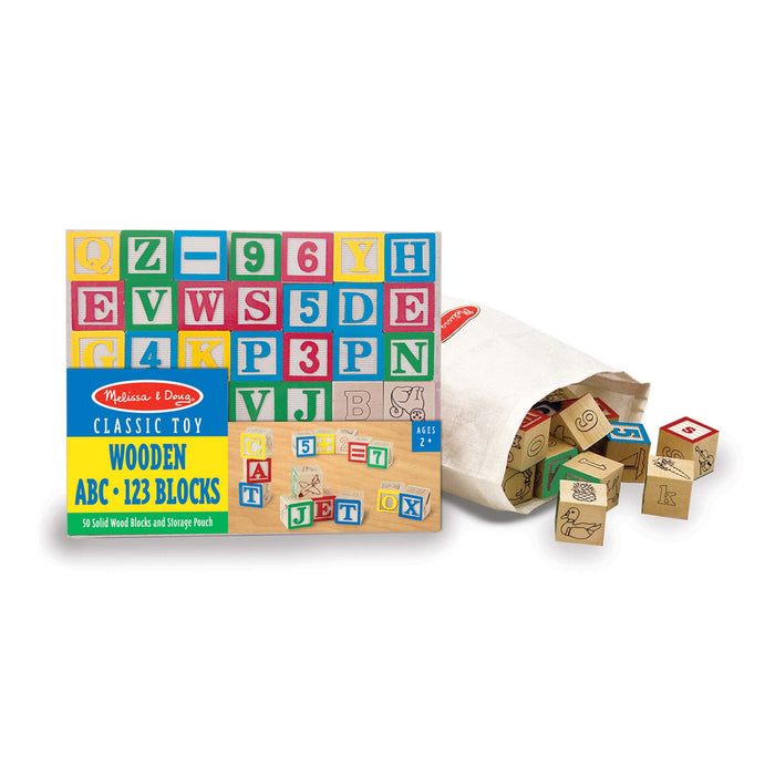 Wooden ABC/123 Blocks W9