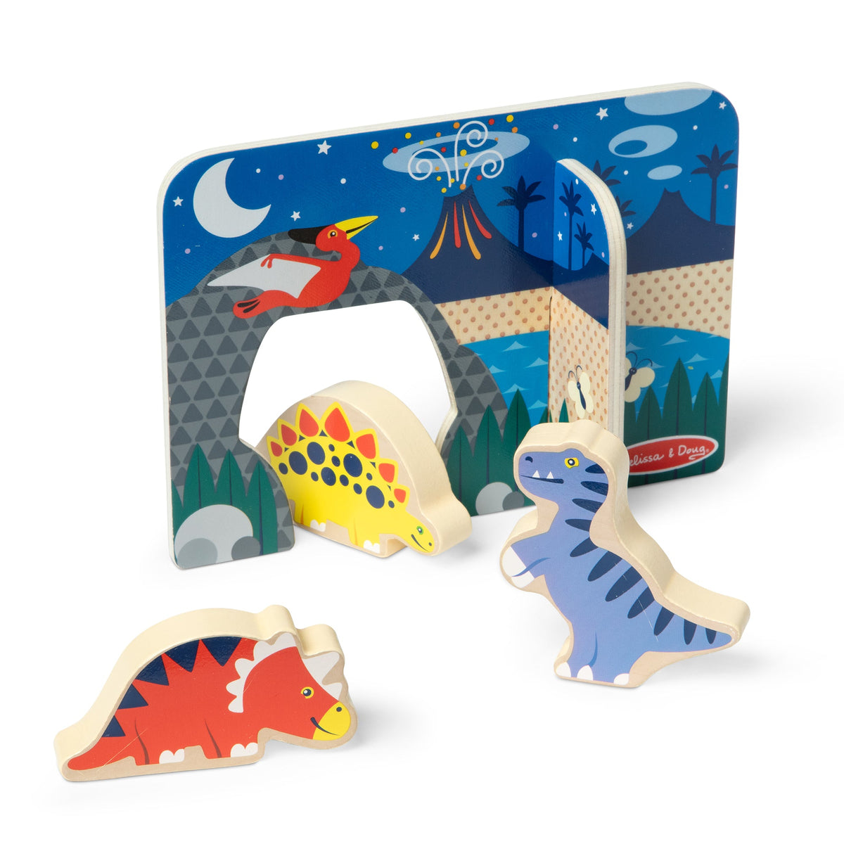 Wooden Dinosaurs Play Set K3