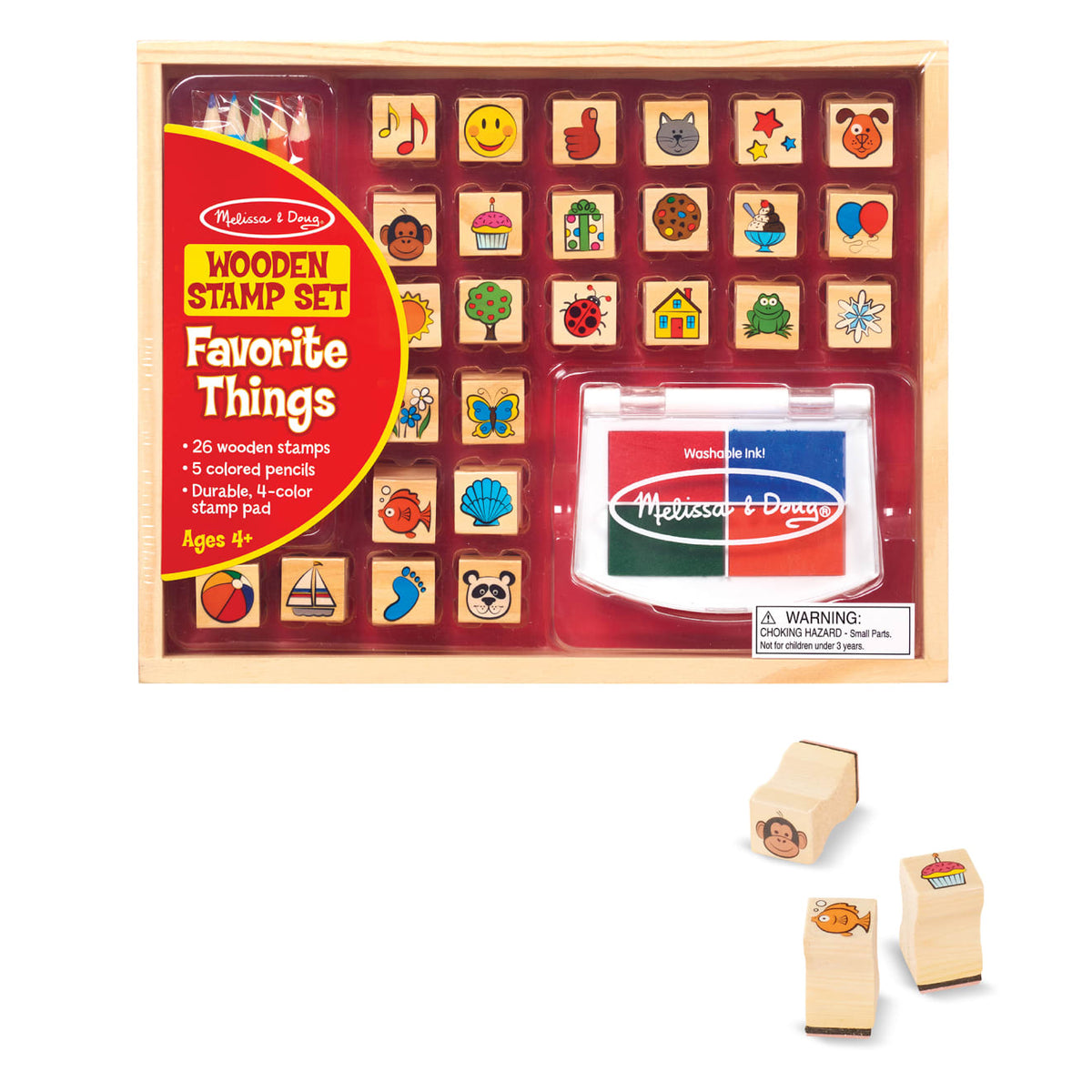 Wooden Favorite Things Stamp Set B2