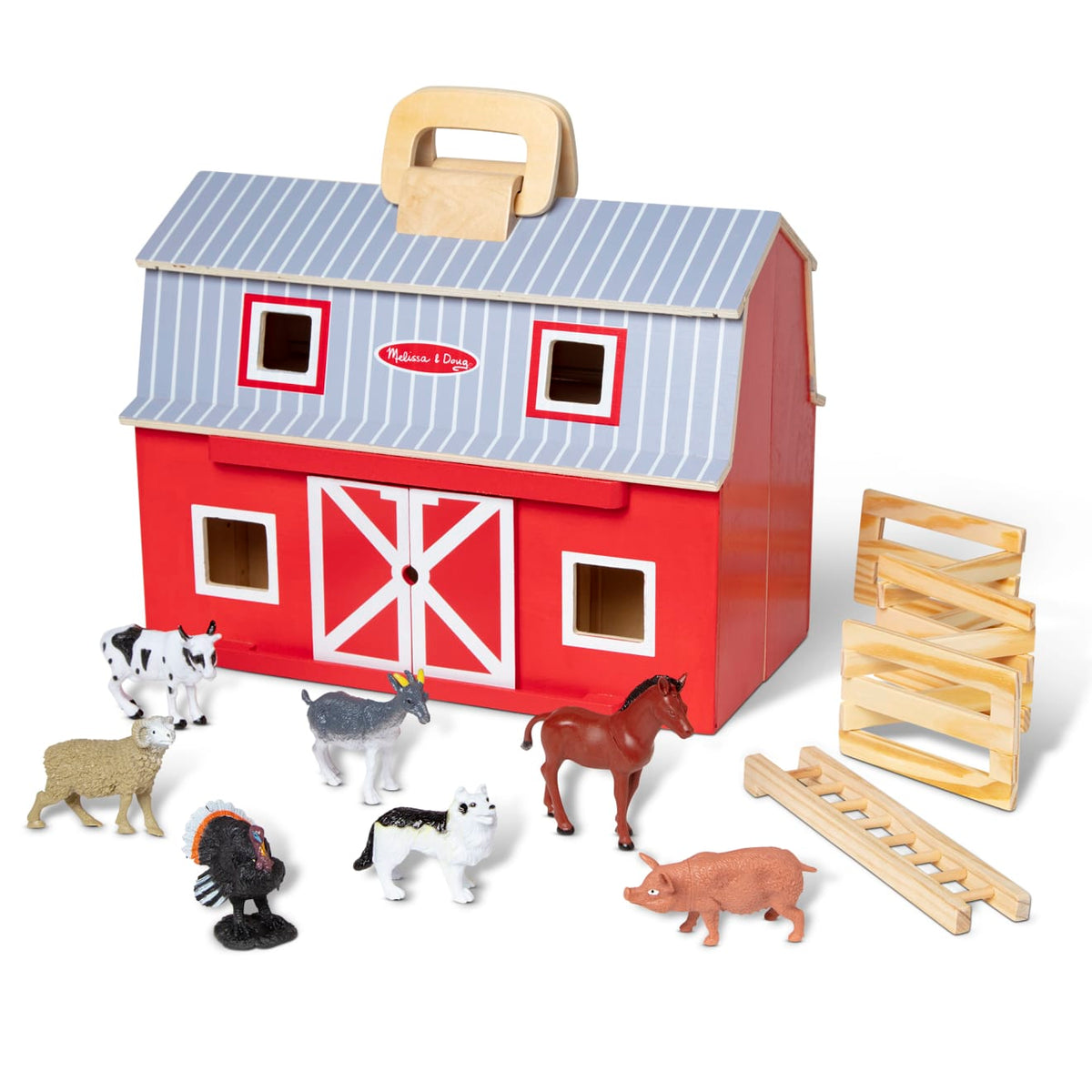 Wooden Fold & Go Barn F6