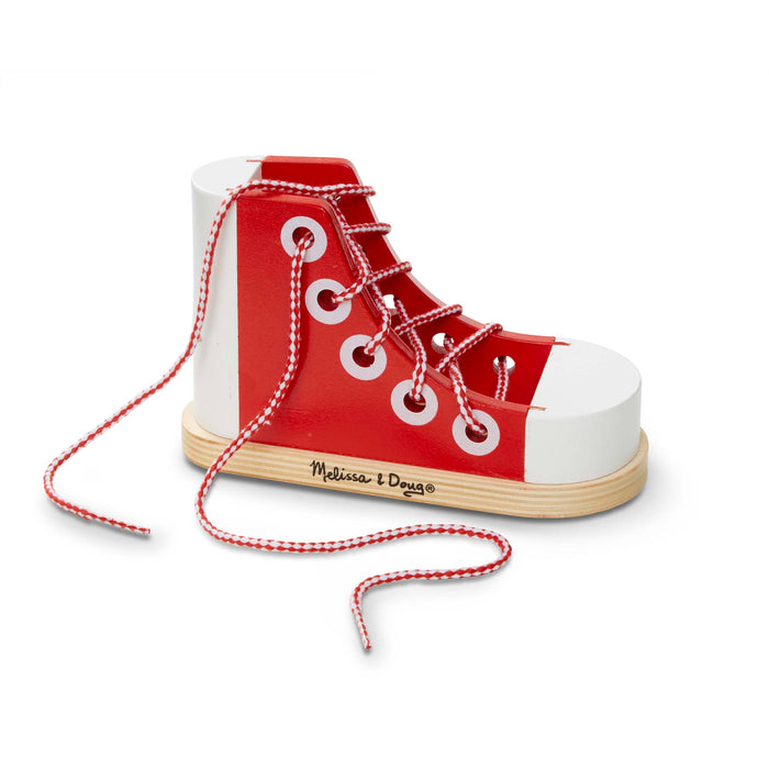 Wooden Lacing Shoe O8