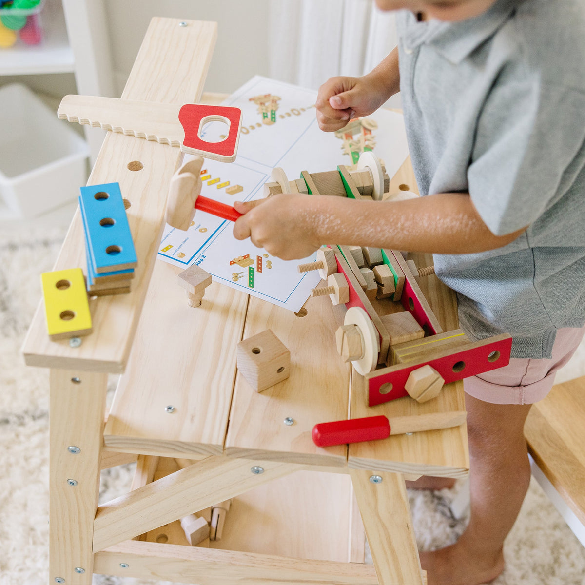 Wooden Project Workbench T1