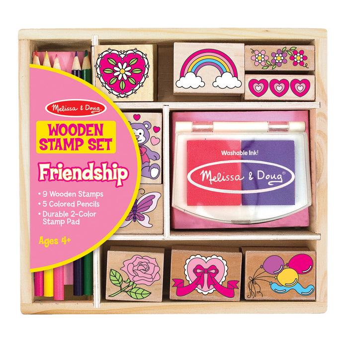 Wooden Stamp Set - Friendship T0