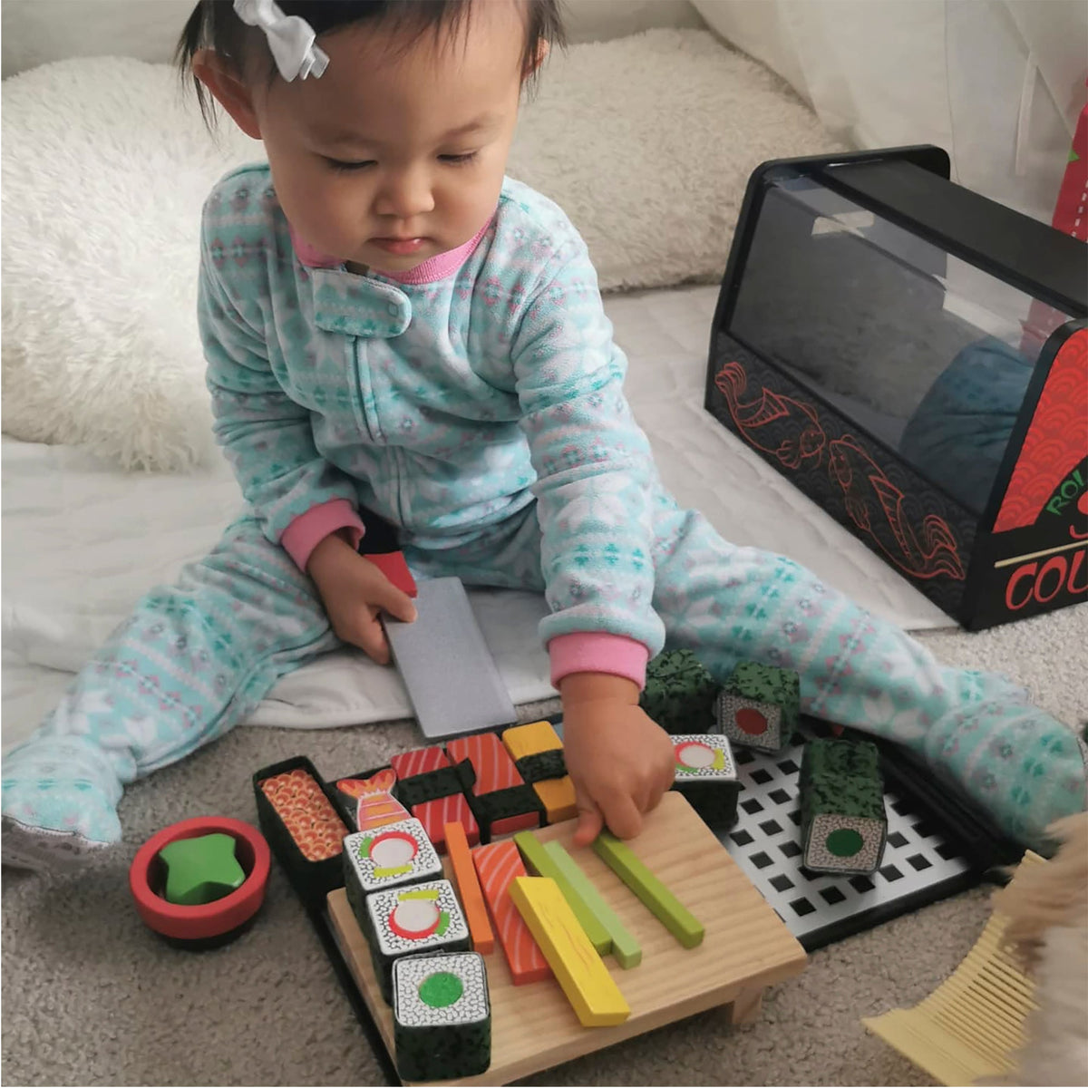Wooden Sushi Slicing Play Set A2
