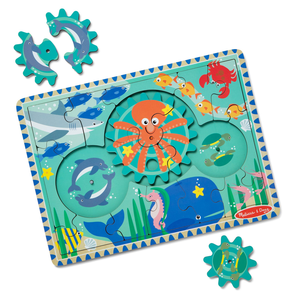 Wooden Underwater Gear Puzzle – 18 Pieces P3
