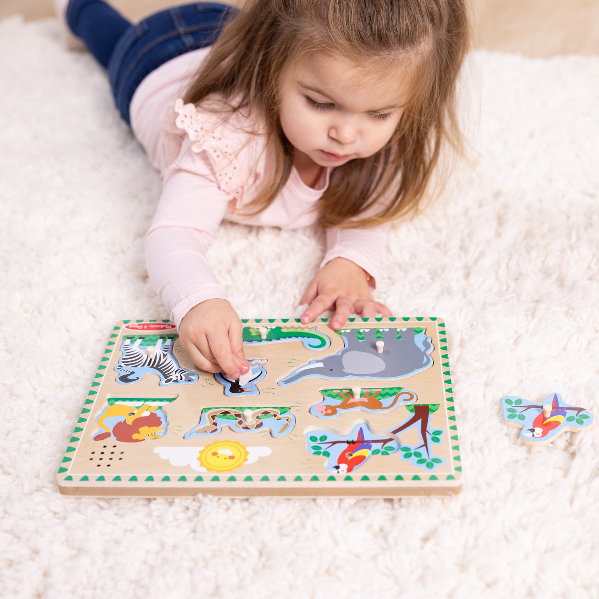Zoo Animals Sound Puzzle - 8 Pieces I4