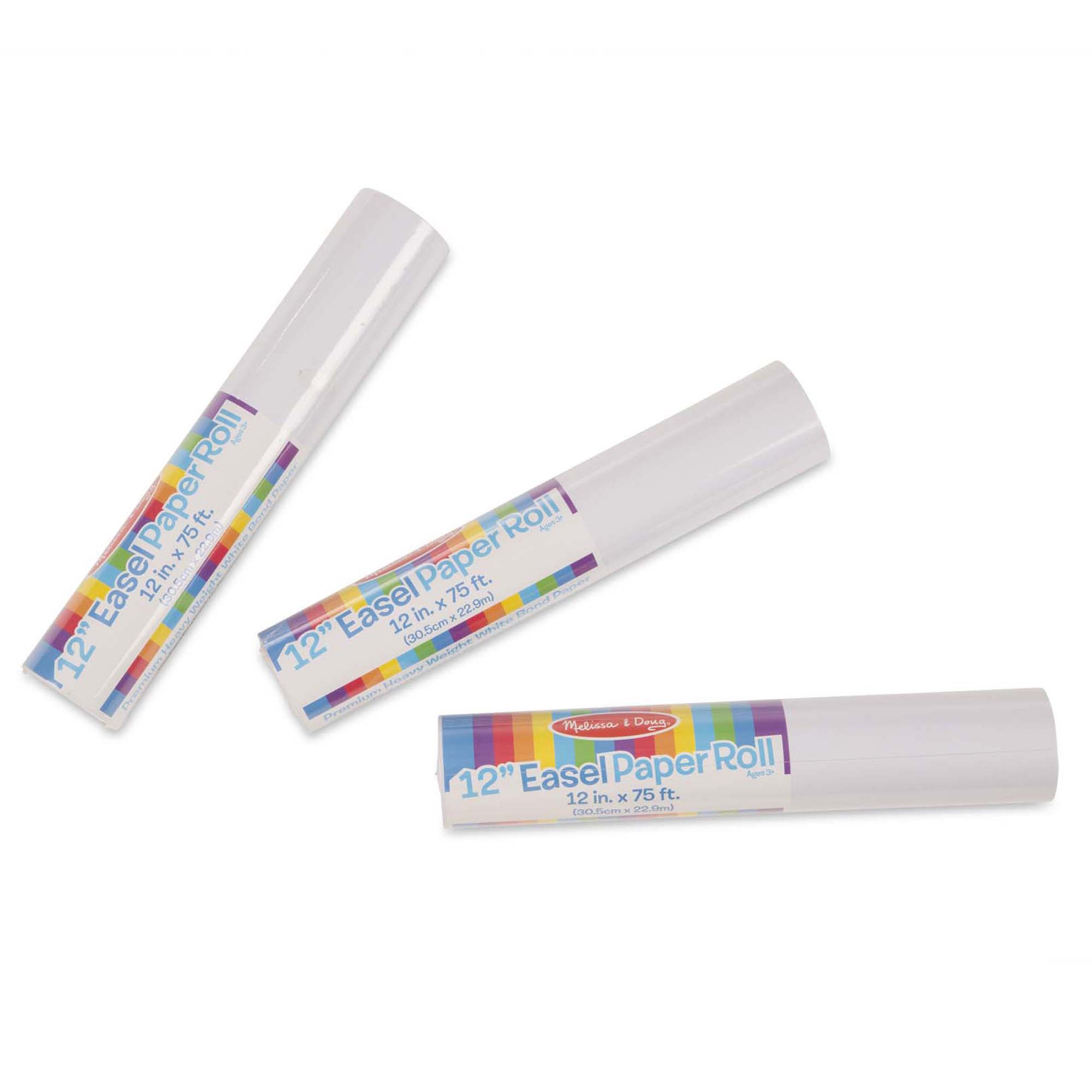 12-Inch Easel Paper Roll 3-Pack Z4