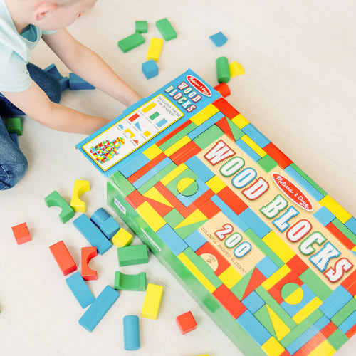 200 Piece Wood Blocks Set B1