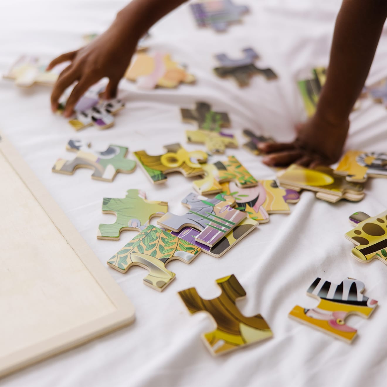 African Plains Wooden Jigsaw Puzzle - 24 Pieces K2