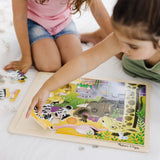 African Plains Wooden Jigsaw Puzzle - 24 Pieces K2