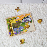 African Plains Wooden Jigsaw Puzzle - 24 Pieces K2