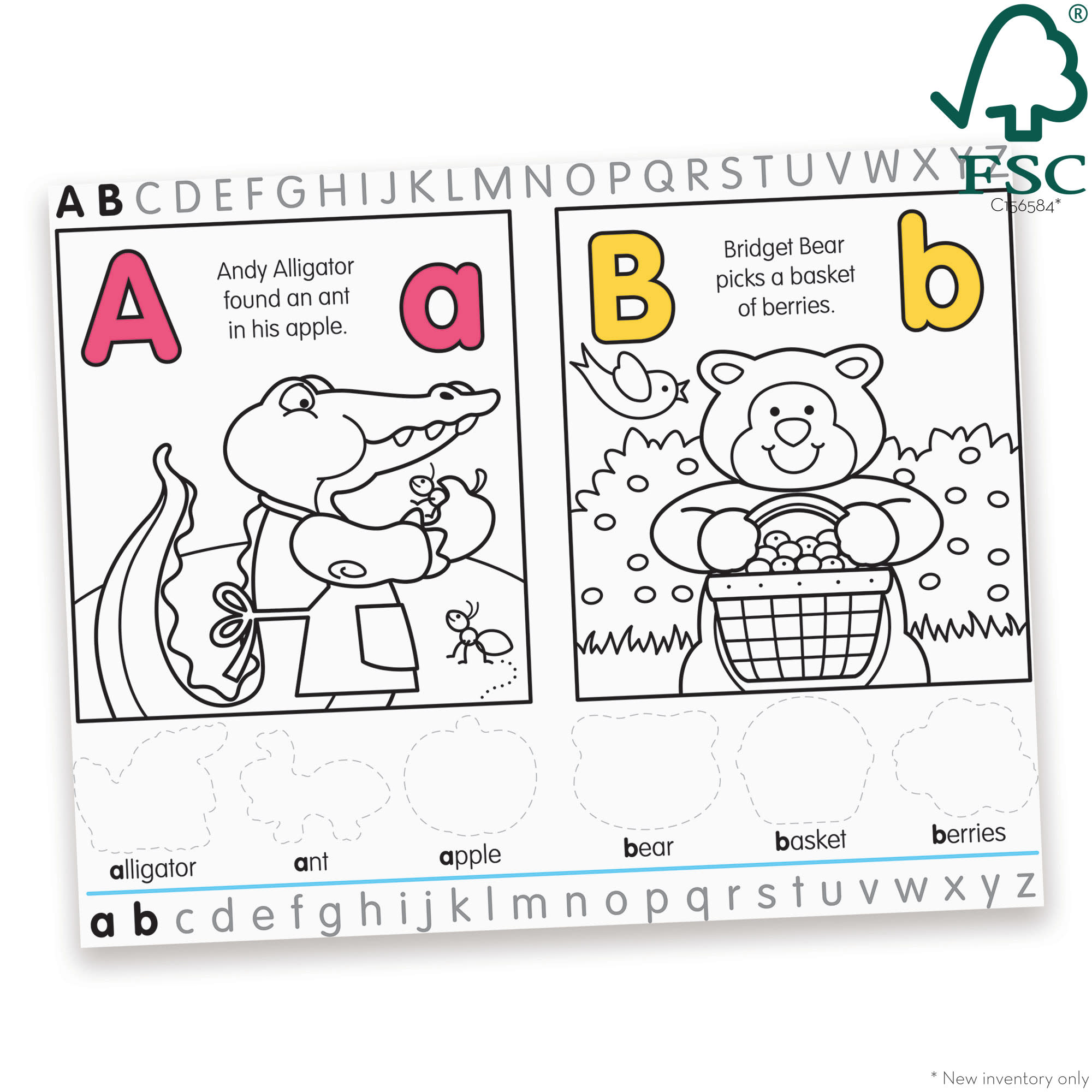 Alphabet Activity Sticker Pad B4