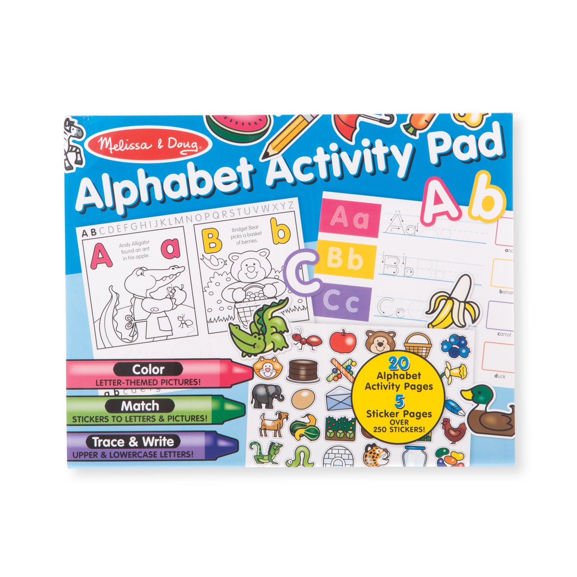Alphabet Activity Sticker Pad V6