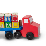 Alphabet Blocks Wooden Truck E6