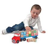 Alphabet Blocks Wooden Truck E6