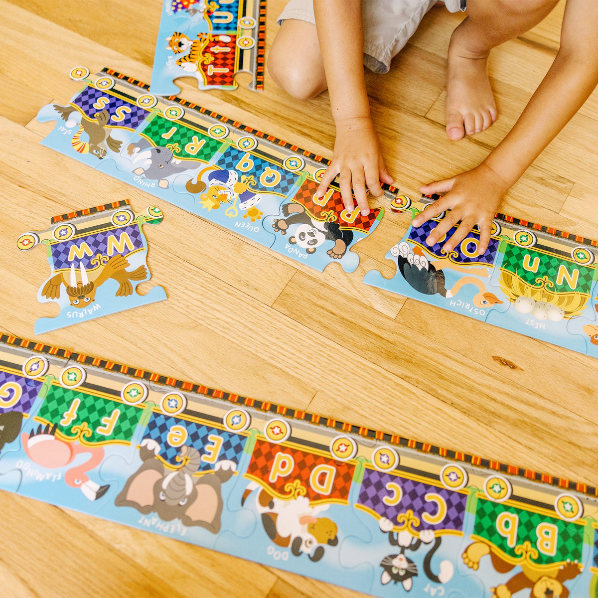 Alphabet Express Floor Puzzle - 27 Pieces O0