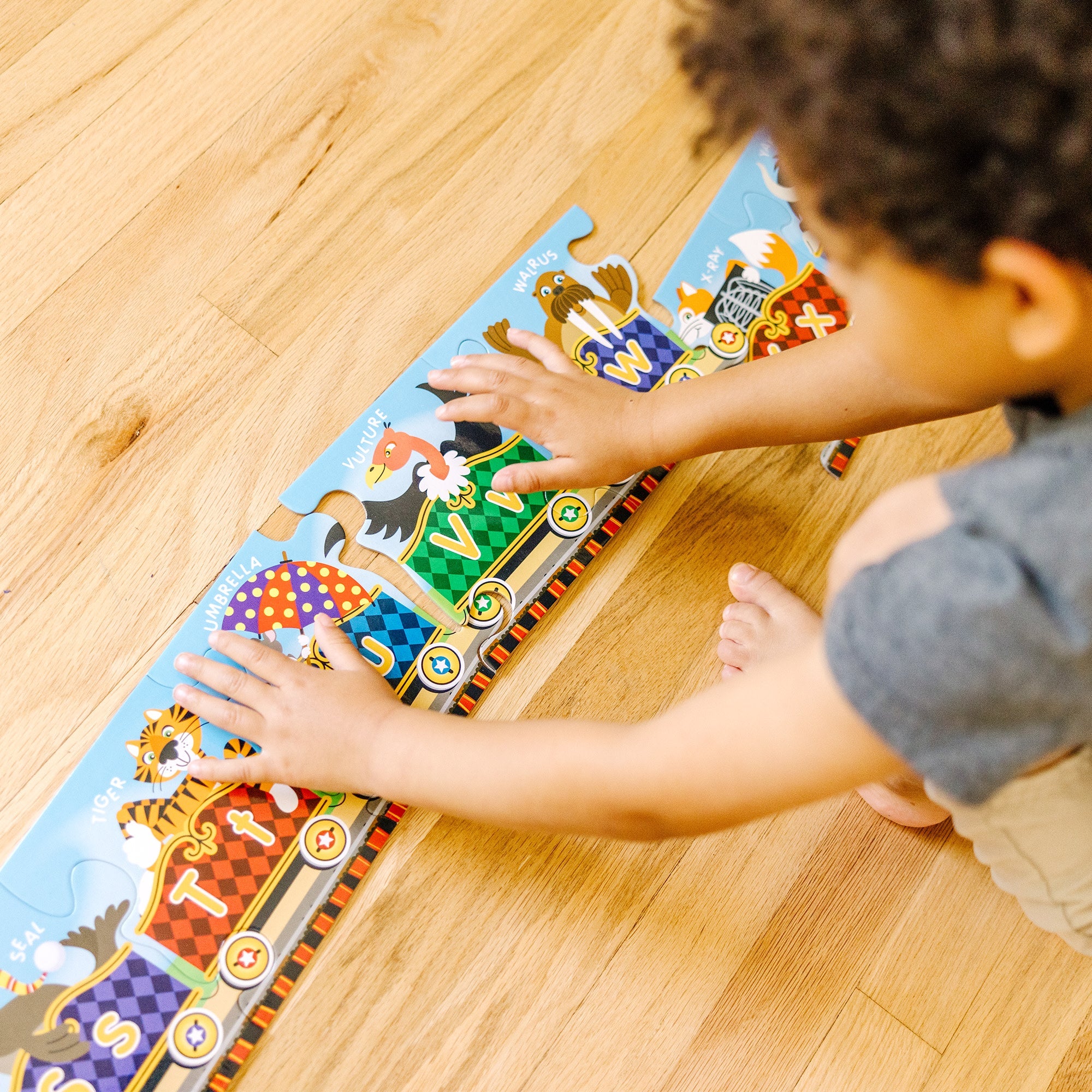 Alphabet Express Floor Puzzle - 27 Pieces O0
