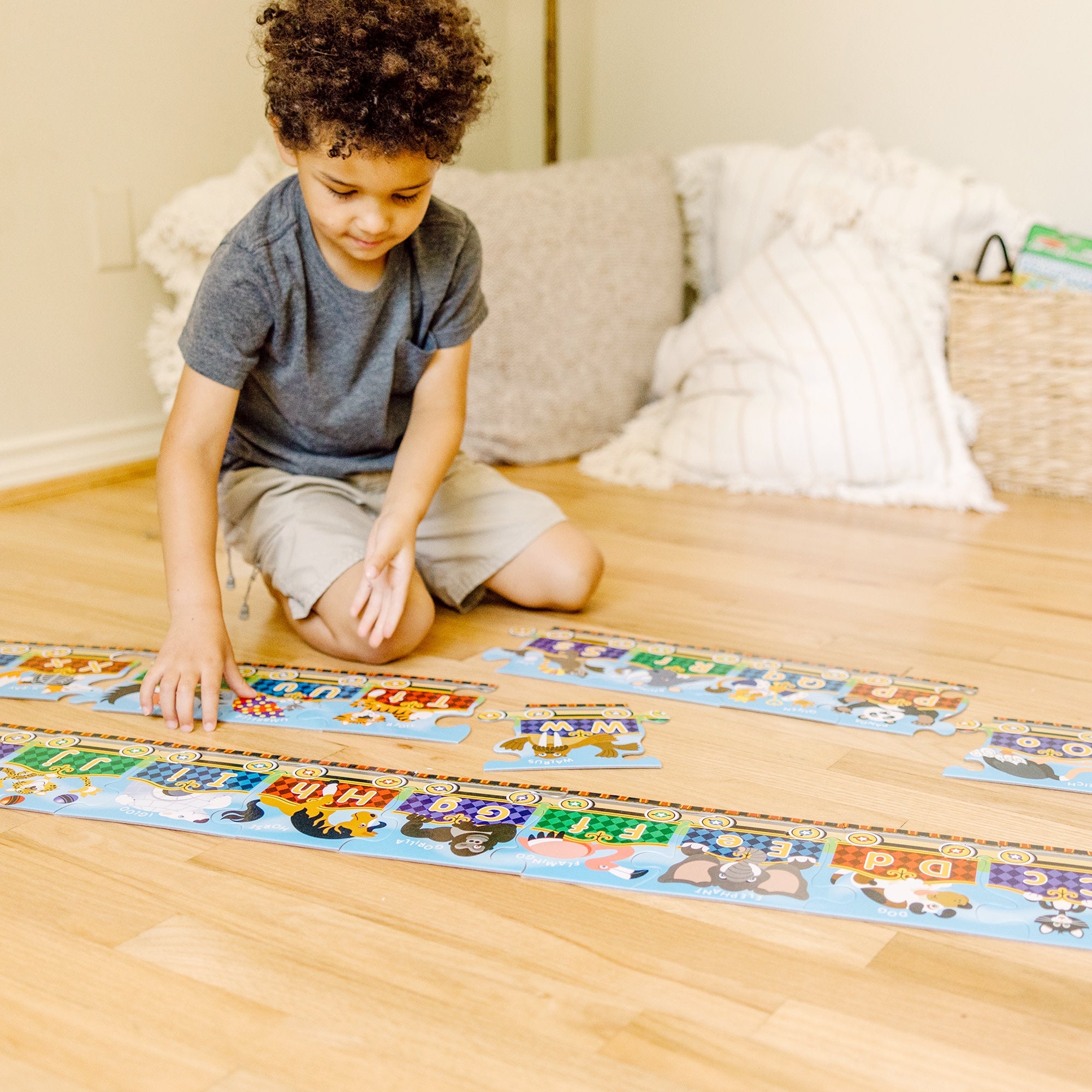 Alphabet Express Floor Puzzle - 27 Pieces O0