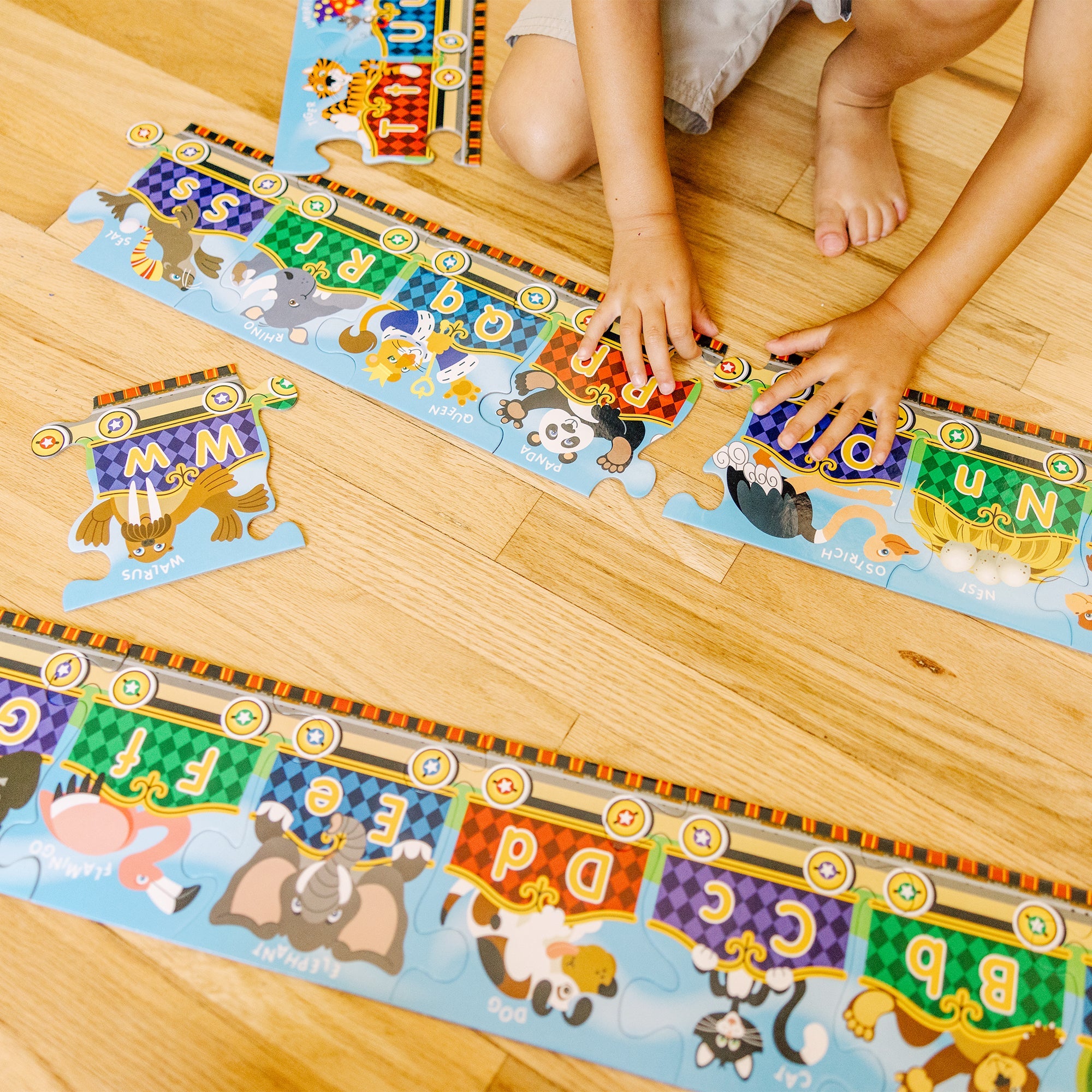 Alphabet Express Floor Puzzle - 27 Pieces O0
