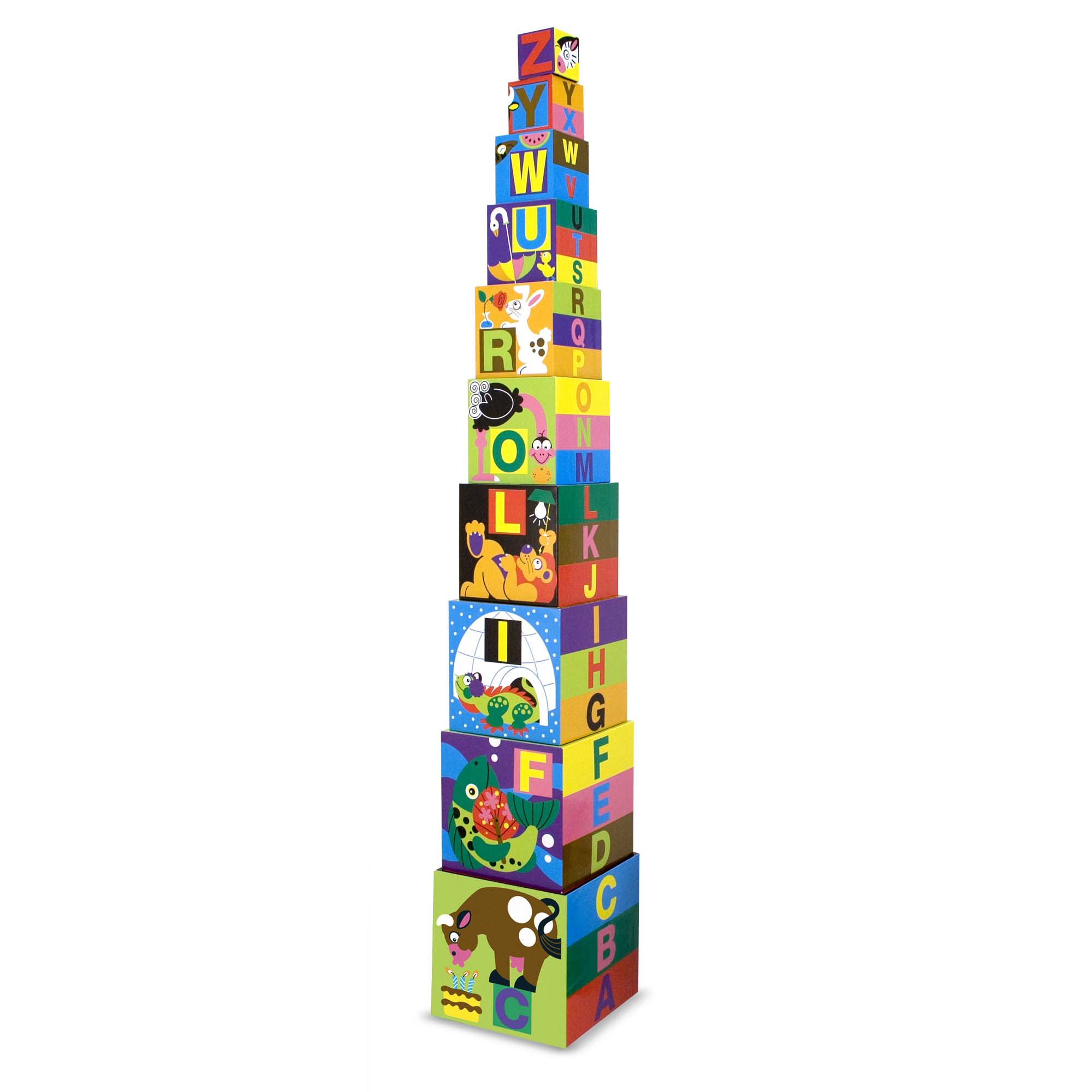 Alphabet Nesting and Stacking Blocks J6
