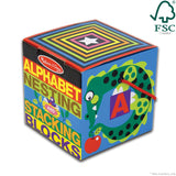 Alphabet Nesting and Stacking Blocks J6