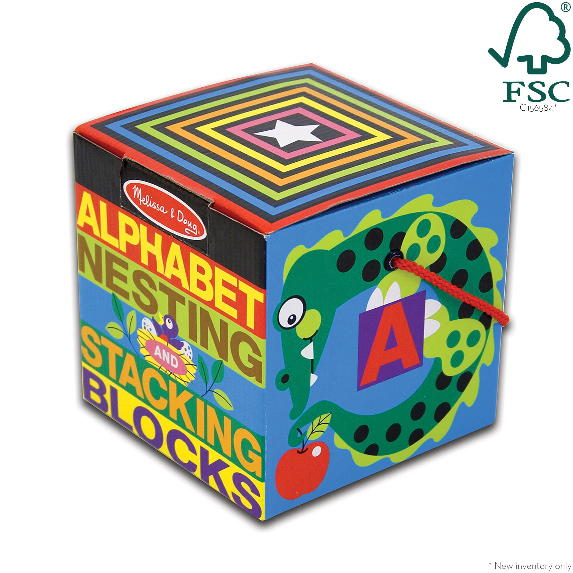 Alphabet Nesting and Stacking Blocks J6