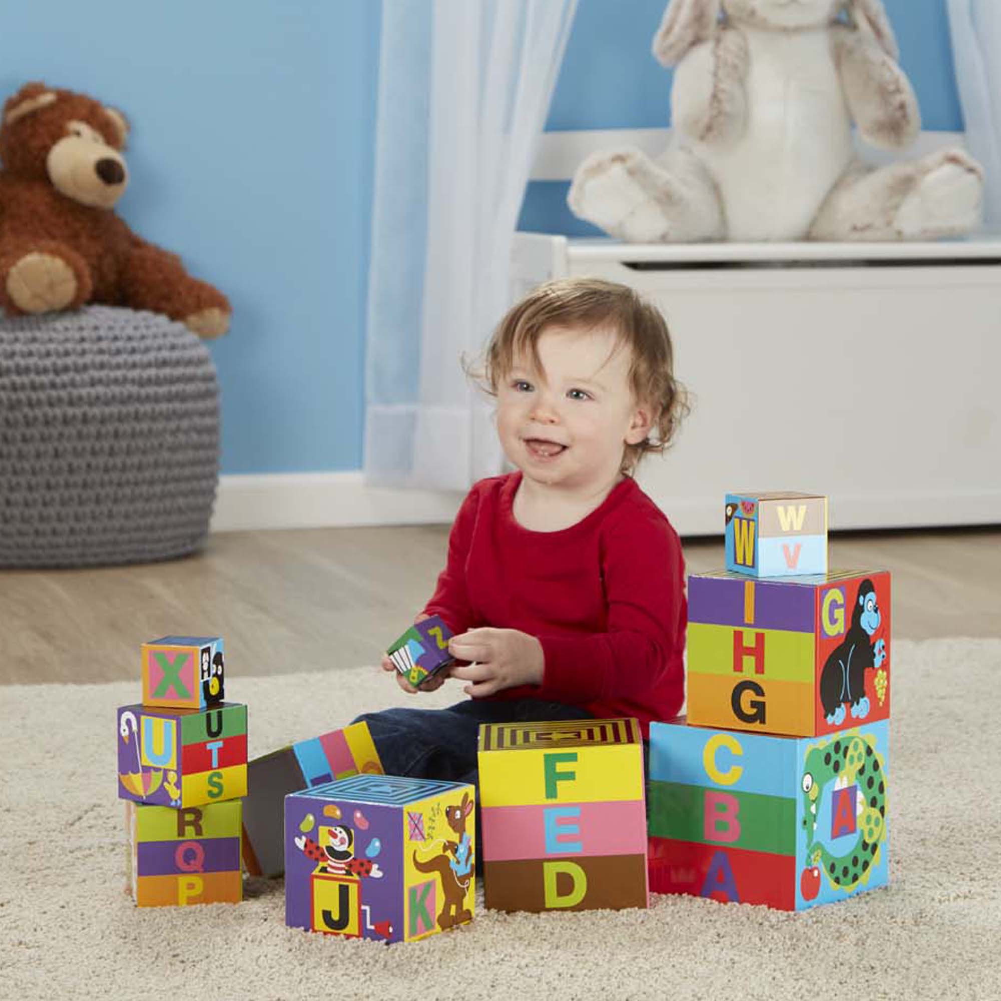 Alphabet Nesting and Stacking Blocks J6