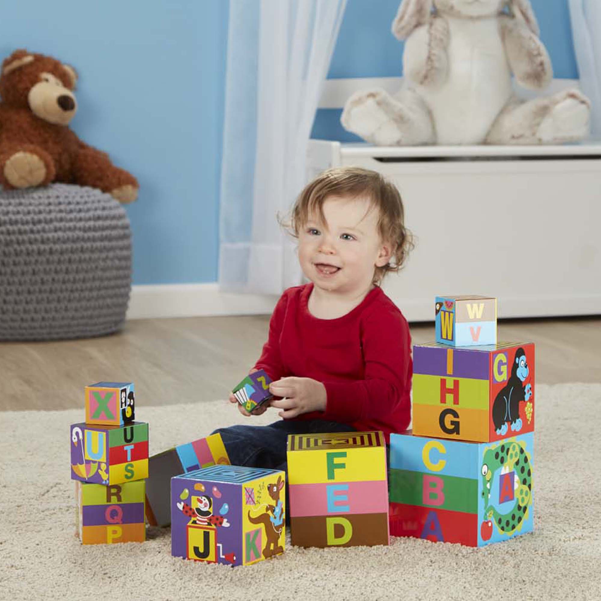 Alphabet Nesting and Stacking Blocks J6