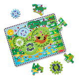 Animal Chase I-Spy Wooden Gear Puzzle I7